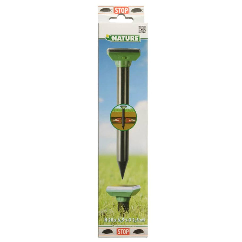 Nature Mollenverjager Ultrasoon Zonne-Energie Blauw