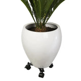 Nature Plantentrolley Met 3 Armen Verstelbaar Metaal Zwart