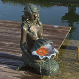 Ubbink Waterornament Oslo Bronskleurig En Kopergroen