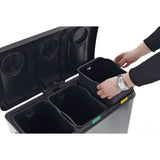 Eko Pedaalemmer Rejoice 3X12 L Matzilverkleurig