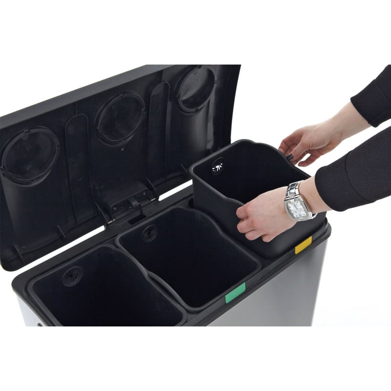 Eko Pedaalemmer Rejoice 3X12 L Matzilverkleurig