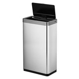 Eko Vuilnisbak Met Sensor Mirage X 80 L Matzilverkleurig