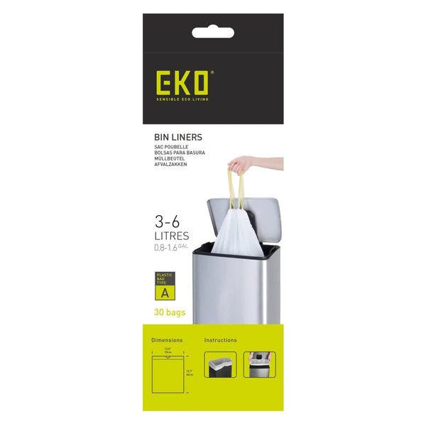 Eko Afvalzakkenset A 24X30 St 3- Wit