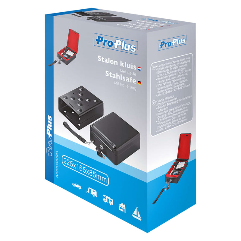 Proplus Kluis Met Houder 225X165X85 Mm Staal