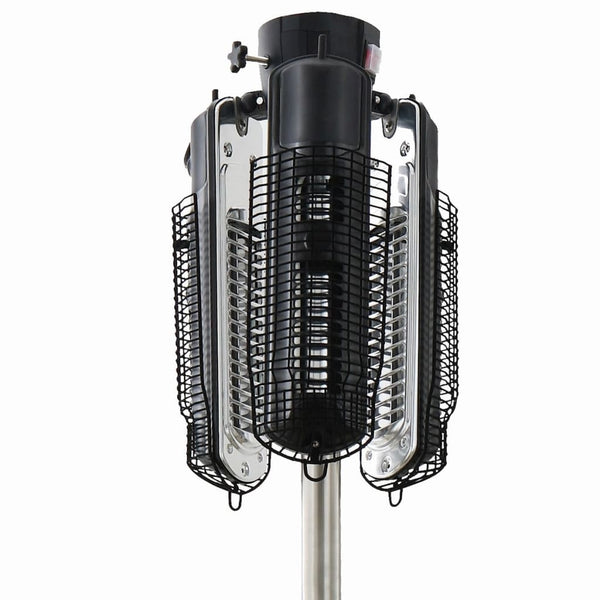 Sunred Parasolverwarming 2000 W Halogeen Zwart En Zilver Ph10 Rood
