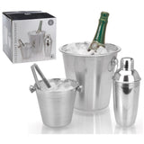 Excellent Houseware 4-Delige Barset Roestvrijstaal