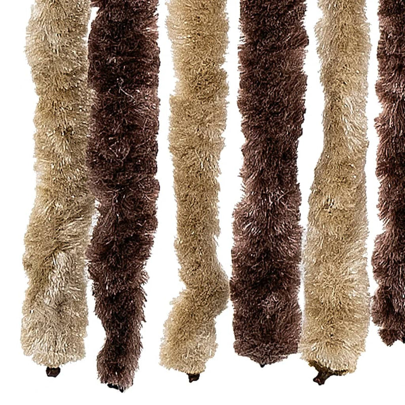 Vliegengordijn Chenille Beige En Lichtbruin