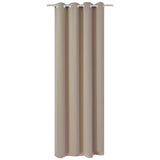 Gordijn Met Metalen Ringen Verduisterend 270X245 Crème