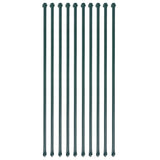 Tuinpalen Metaal Groen 10 St