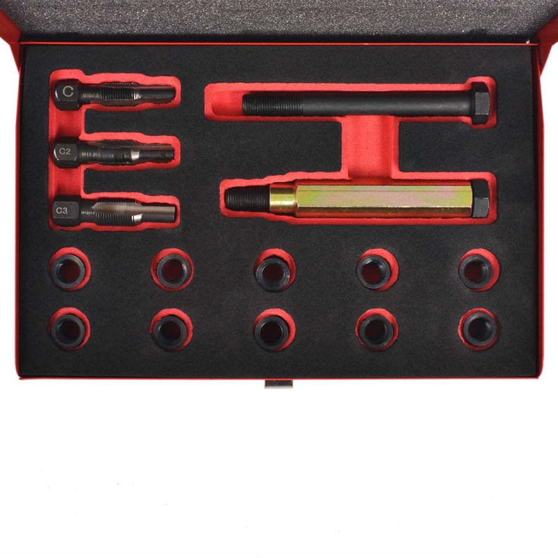 Gloeibougie Draad Reparatie Set M10 X 1,0 Mm 15-Delig