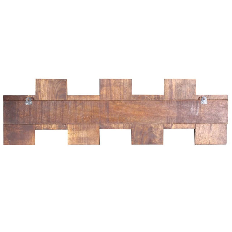 Kapstok Met 7 Haken Massief Gerecycled Hout