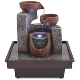 Binnenfontein Met Led-Verlichting Polyresin