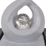 Binnenfontein Met Led-Verlichting Polyresin