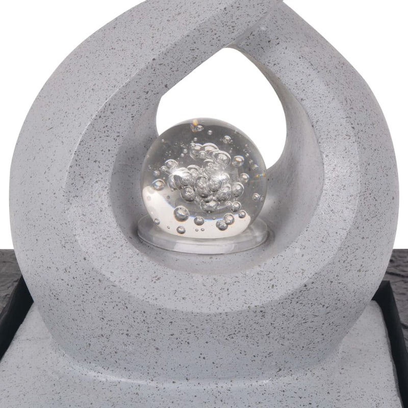Binnenfontein Met Led-Verlichting Polyresin