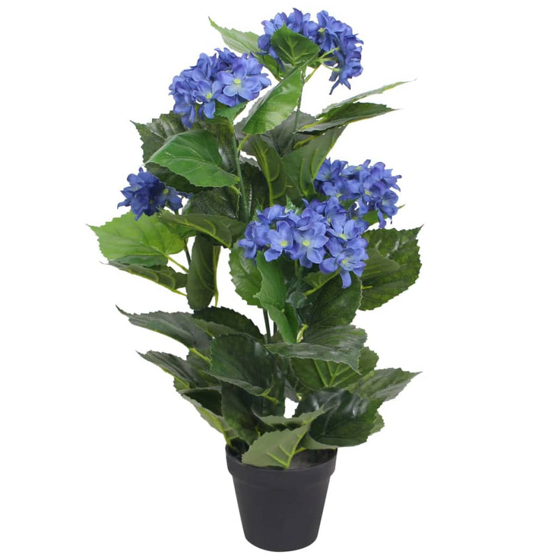 Kunst Hortensia Plant Met Pot 60 Cm