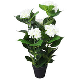 Kunst Hortensia Plant Met Pot 60 Cm