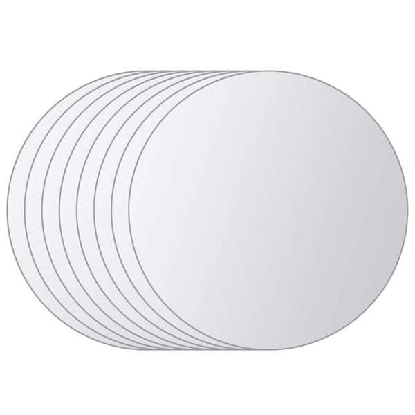 Spiegeltegels Rond Glas