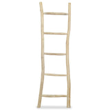 Handdoekenladder Met 5 Sporten 45X150 Cm Teakhout