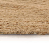 Tapijt Rond Gevlochten Jute