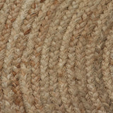 Tapijt Rond Gevlochten Jute
