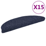 Trapmatten Zelfklevend 15 Stuks Halfrond Blauw