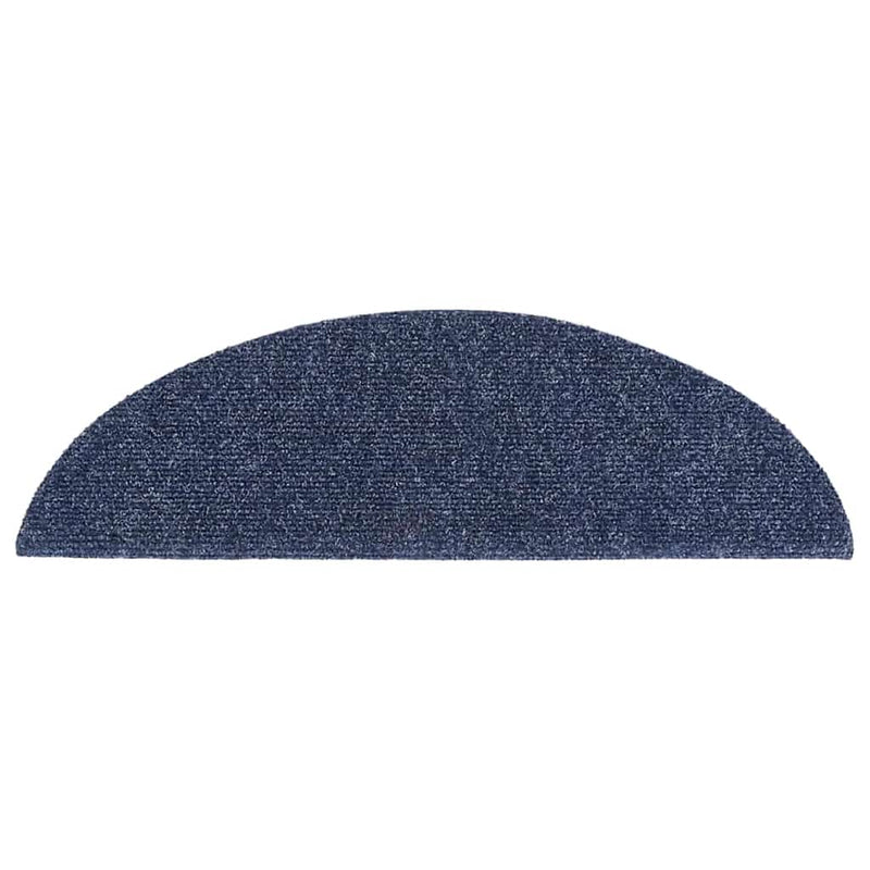 Trapmatten Zelfklevend 15 Stuks Halfrond Blauw