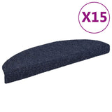 Trapmatten Zelfklevend 15 Stuks Halfrond Blauw