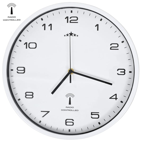 Wandklok Met Quartz Uurwerk Radiogestuurd 31 Cm