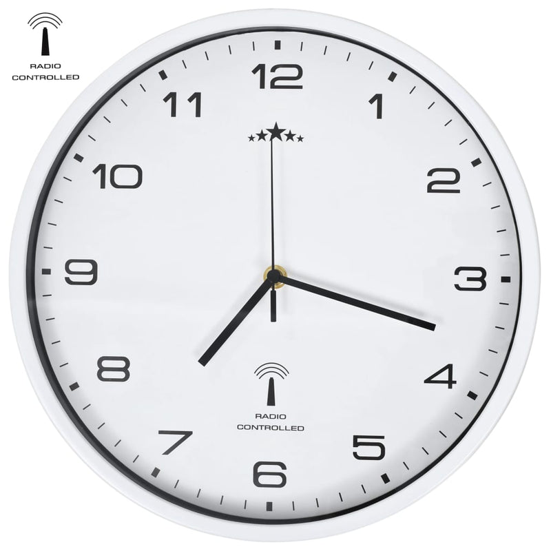 Wandklok Met Quartz Uurwerk Radiogestuurd 31 Cm