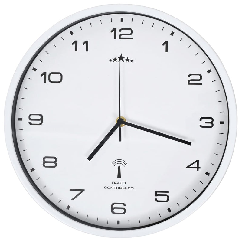 Wandklok Met Quartz Uurwerk Radiogestuurd 31 Cm