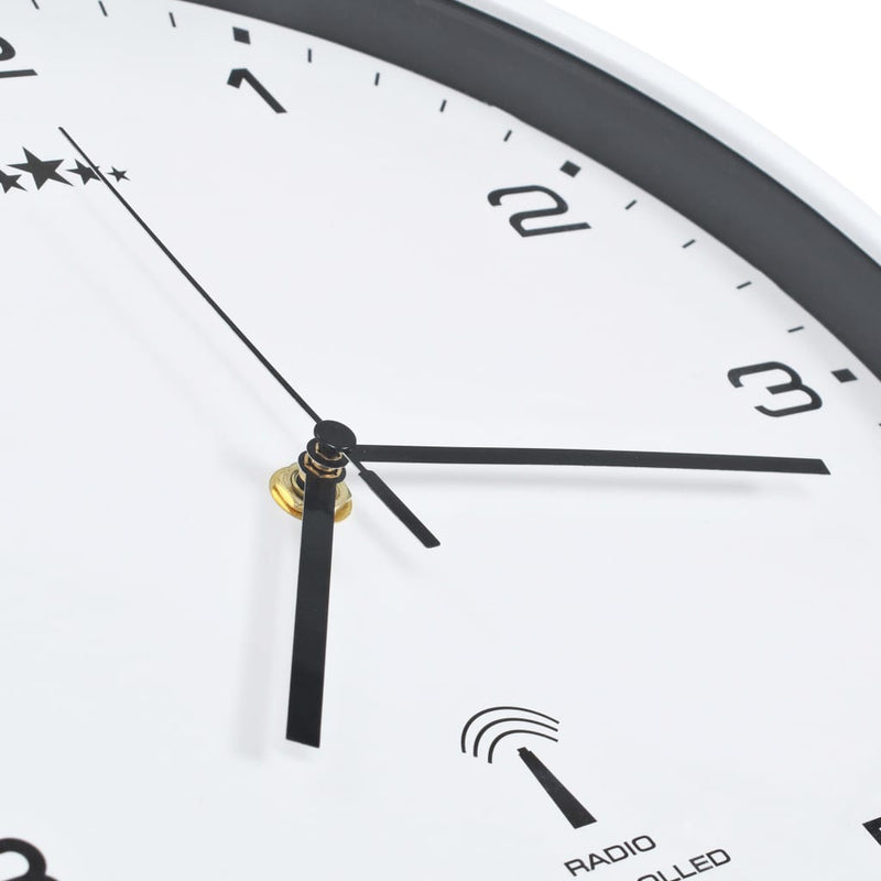 Wandklok Met Quartz Uurwerk Radiogestuurd 31 Cm