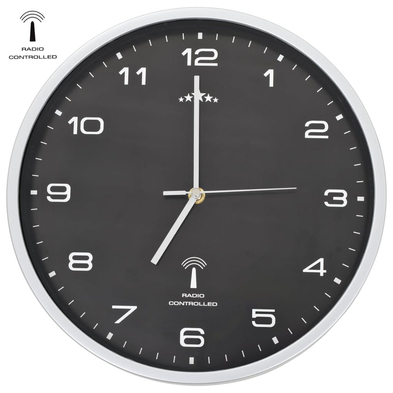 Wandklok Met Quartz Uurwerk Radiogestuurd 31 Cm