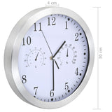 Wandklok Met Quartz-Mechanisme Hygrometer Thermometer 30 Cm