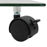 Plantenrollers Vierkant 35X35 Cm Gehard Glas 2 St