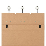 Wandkapstok Met 6 Haken 120X40 Cm