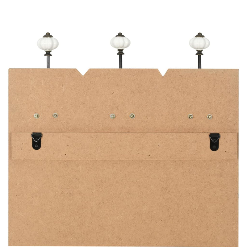 Wandkapstok Met 6 Haken 120X40 Cm
