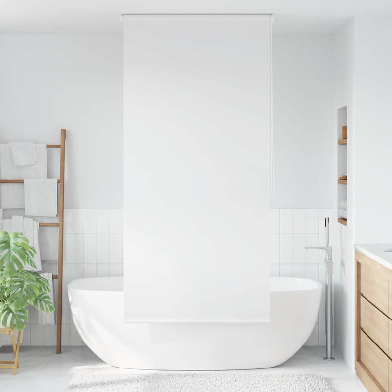Rolgordijn Voor Douche Wit