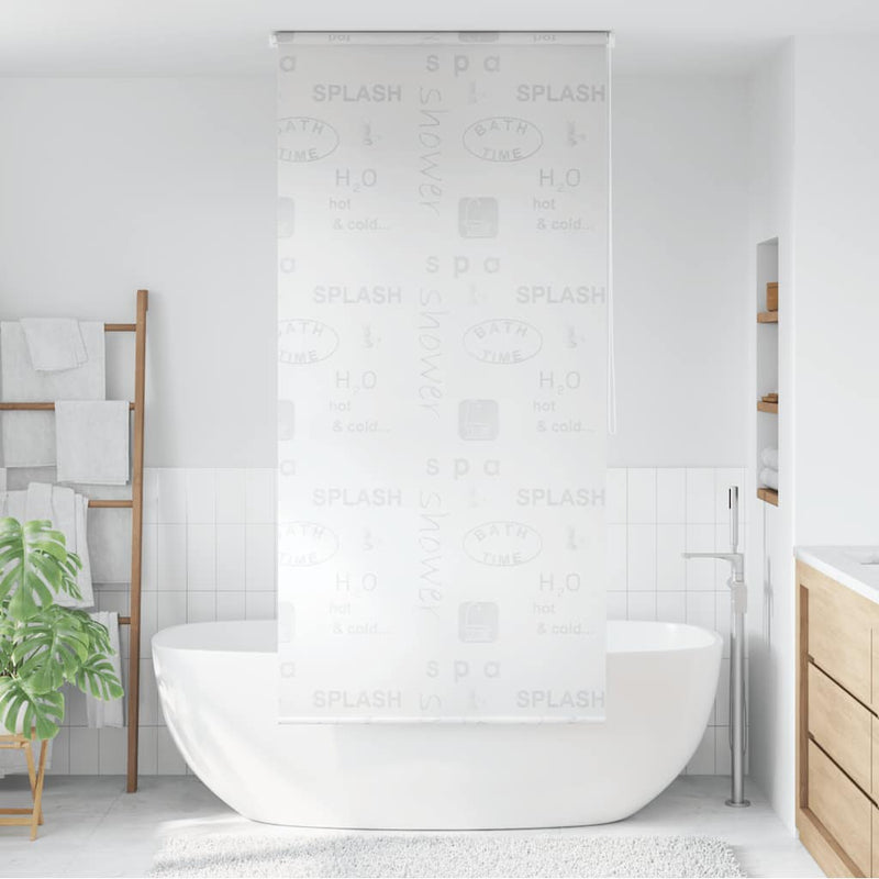 Rolgordijn Voor Douche Wit