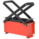 Brikettenpers Voor Papier 34X14X14 Cm Staal Zwart En Rood