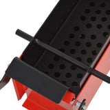 Brikettenpers Voor Papier 34X14X14 Cm Staal Zwart En Rood