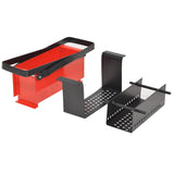 Brikettenpers Voor Papier 34X14X14 Cm Staal Zwart En Rood