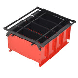 Brikettenpers Voor Papier 38X31X18 Cm Staal Zwart En Rood