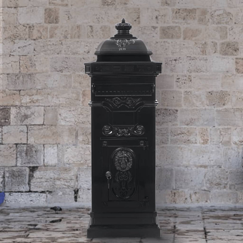 Pilaar Brievenbus Vintage Stijl Roestbestendig Aluminium