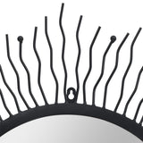 Wandspiegel Sunburst Zwart