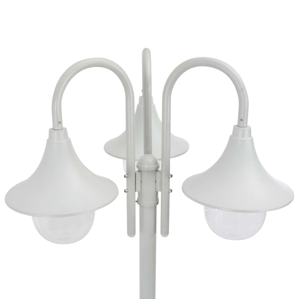 Paalverlichting Tuin E27 220 Cm Aluminium 3-Delig