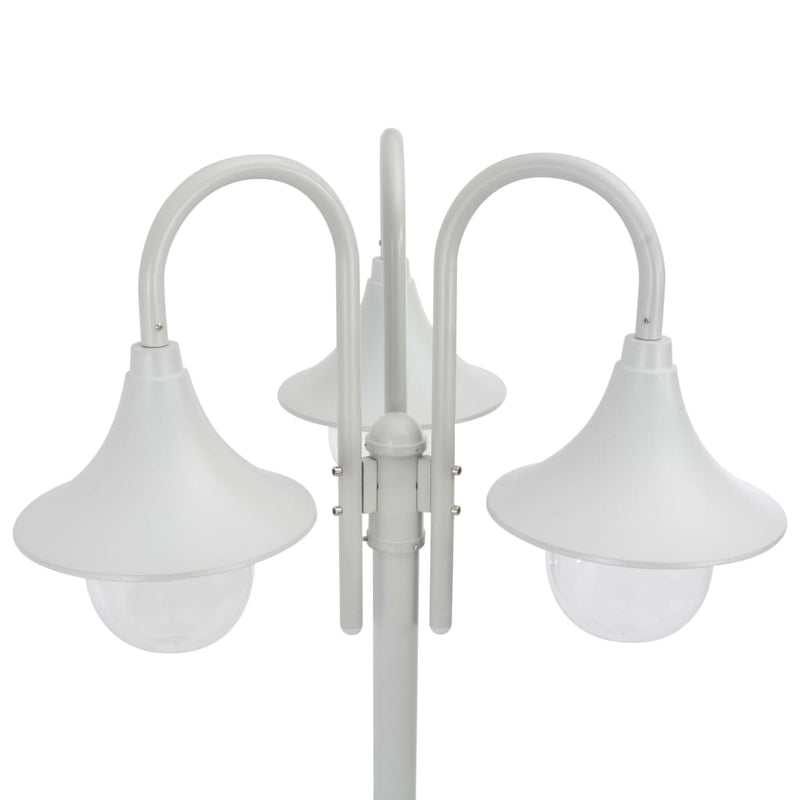 Paalverlichting Tuin E27 220 Cm Aluminium 3-Delig