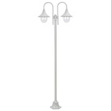 Paalverlichting Tuin E27 220 Cm Aluminium 2-Delig