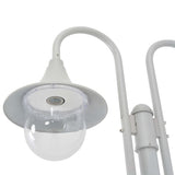 Paalverlichting Tuin E27 220 Cm Aluminium 2-Delig