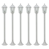 Paalverlichting Voor Tuin E27 110 Cm Aluminium 6 St