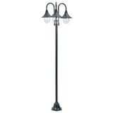 Paalverlichting Tuin E27 220 Cm Aluminium 3-Delig